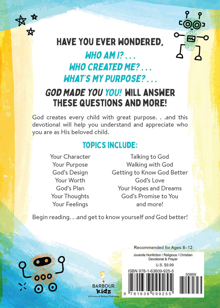 God Made You YOU! [boys]-Barbour Publishing, Inc.-Market Street Nest, Fashionable Clothing, Shoes and Home Décor Located in Mabank, TX