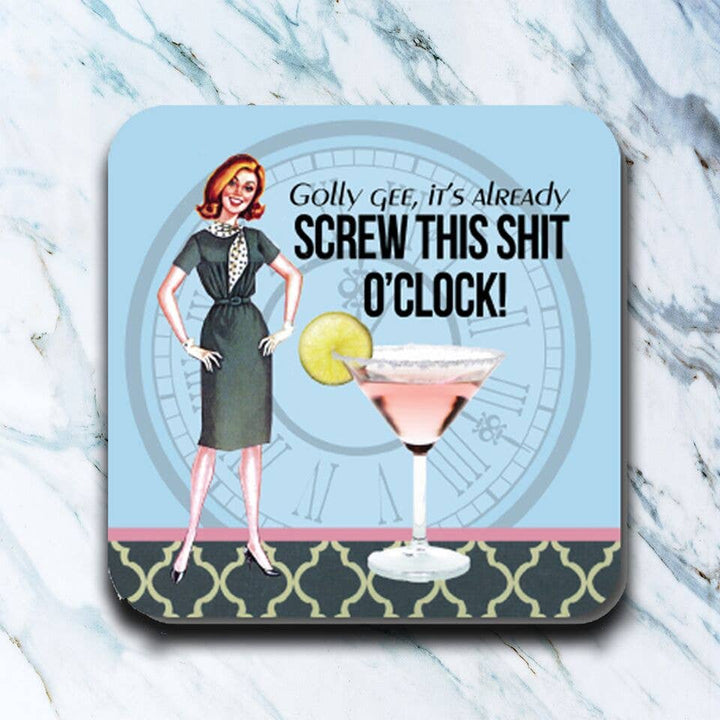 Golly Gee Coaster Set/12-High Cotton Gifts-Market Street Nest, Fashionable Clothing, Shoes and Home Décor Located in Mabank, TX