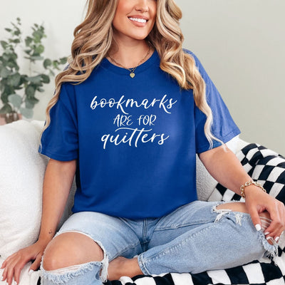 Bookmarks Are For Quitters Graphic Tee-Womens-Ave Shops-Market Street Nest, Fashionable Clothing, Shoes and Home Décor Located in Mabank, TX