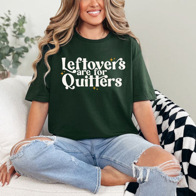 Leftovers Are For Quitters Graphic Tee-Womens-Ave Shops-Market Street Nest, Fashionable Clothing, Shoes and Home Décor Located in Mabank, TX