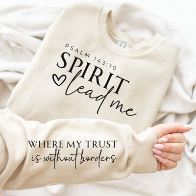 Spirit Lead Me Graphic Sweatshirt in Four Colors-Preorder-Ave Shops-Market Street Nest, Fashionable Clothing, Shoes and Home Décor Located in Mabank, TX