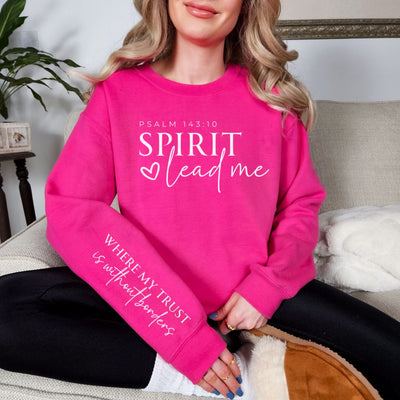 Spirit Lead Me Graphic Sweatshirt in Four Colors-Preorder-Ave Shops-Market Street Nest, Fashionable Clothing, Shoes and Home Décor Located in Mabank, TX