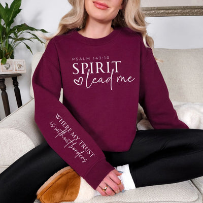 Spirit Lead Me Graphic Sweatshirt in Four Colors-Preorder-Ave Shops-Market Street Nest, Fashionable Clothing, Shoes and Home Décor Located in Mabank, TX