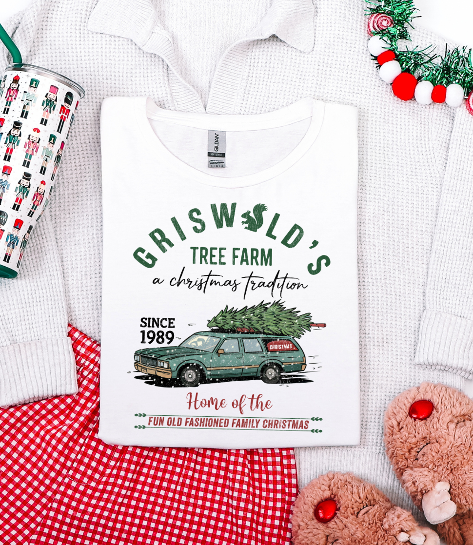 Griswold's Tree Farm Graphic Tee and Sweatshirt-Womens-Ave Shops-Market Street Nest, Fashionable Clothing, Shoes and Home Décor Located in Mabank, TX
