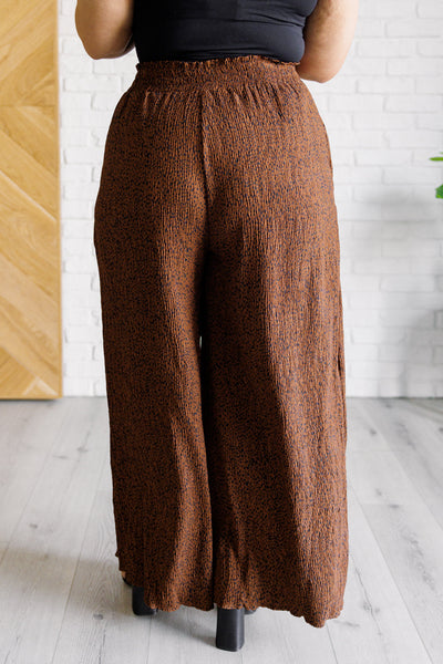 Harmony High Rise Wide Leg Pants in Brown-Bottoms-Ave Shops-Market Street Nest, Fashionable Clothing, Shoes and Home Décor Located in Mabank, TX