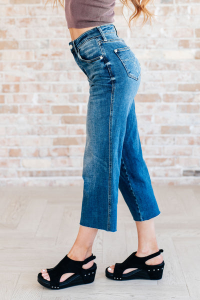 Hayes High Rise Wide Leg Crop Jeans-Denim-Ave Shops-Market Street Nest, Fashionable Clothing, Shoes and Home Décor Located in Mabank, TX