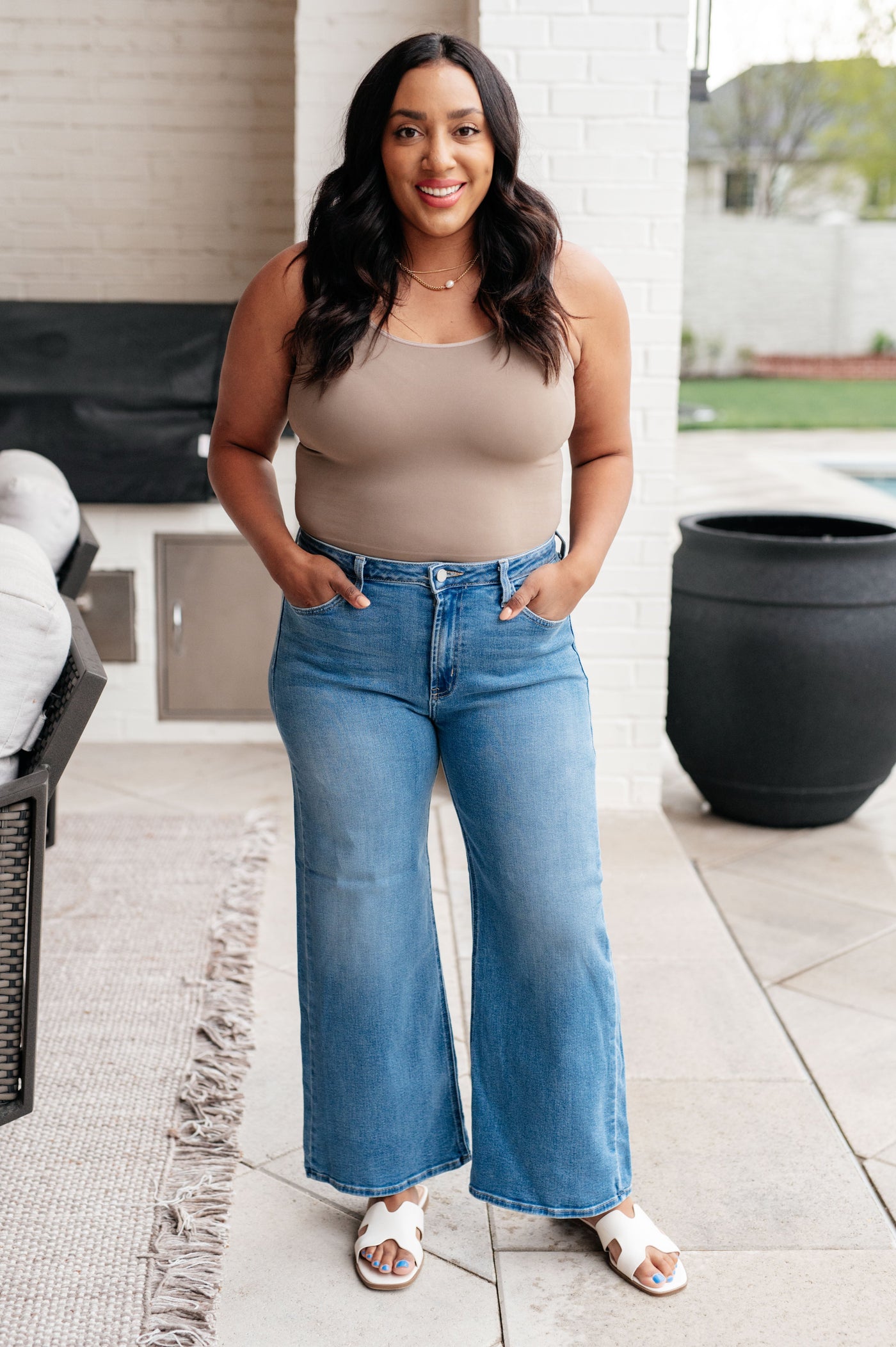 Hayes High Rise Wide Leg Crop Jeans-Denim-Ave Shops-Market Street Nest, Fashionable Clothing, Shoes and Home Décor Located in Mabank, TX