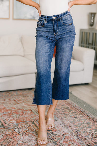 Hayes High Rise Wide Leg Crop Jeans-Denim-Ave Shops-Market Street Nest, Fashionable Clothing, Shoes and Home Décor Located in Mabank, TX