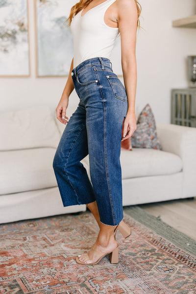 Hayes High Rise Wide Leg Crop Jeans-Denim-Ave Shops-Market Street Nest, Fashionable Clothing, Shoes and Home Décor Located in Mabank, TX