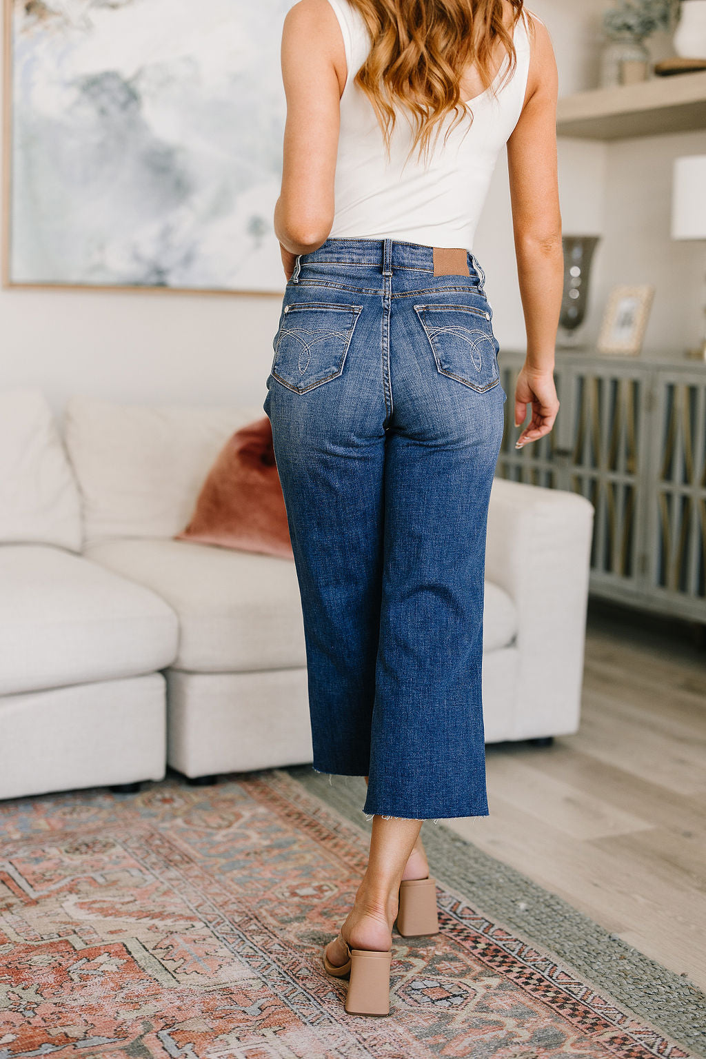 Hayes High Rise Wide Leg Crop Jeans-Denim-Ave Shops-Market Street Nest, Fashionable Clothing, Shoes and Home Décor Located in Mabank, TX