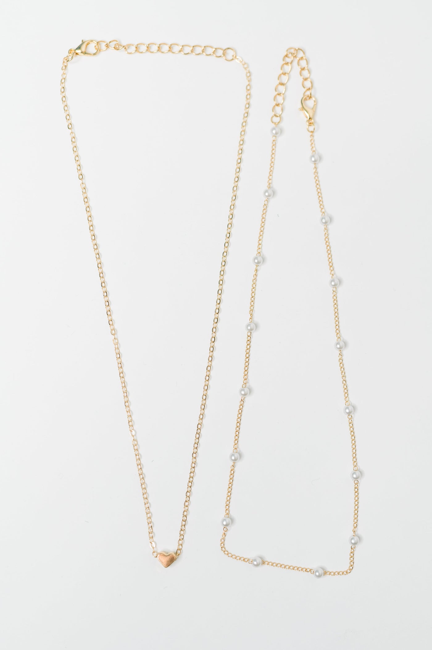 Heart of Gold Pendant Necklace Layered Set in Gold-Womens-Ave Shops-Market Street Nest, Fashionable Clothing, Shoes and Home Décor Located in Mabank, TX