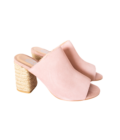 Helena Heeled Sandal in Blush Suede-Shoes-Ave Shops-Market Street Nest, Fashionable Clothing, Shoes and Home Décor Located in Mabank, TX