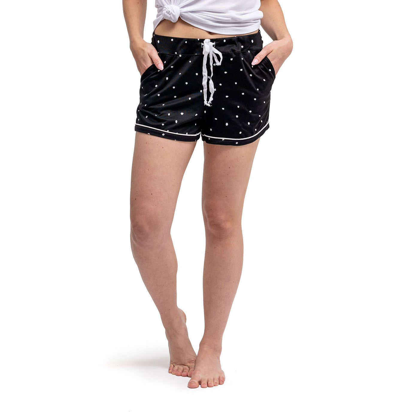 Under the Stars View. Hello Mello Breakfast In Bed Lounge Shorts-330 Lounge-DM Merchandising-Market Street Nest, Fashionable Clothing, Shoes and Home Décor Located in Mabank, TX