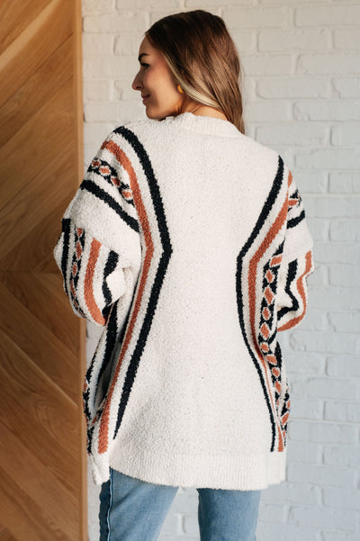 Holding On Aztec Print Cardigan-Layers-Ave Shops-Market Street Nest, Fashionable Clothing, Shoes and Home Décor Located in Mabank, TX