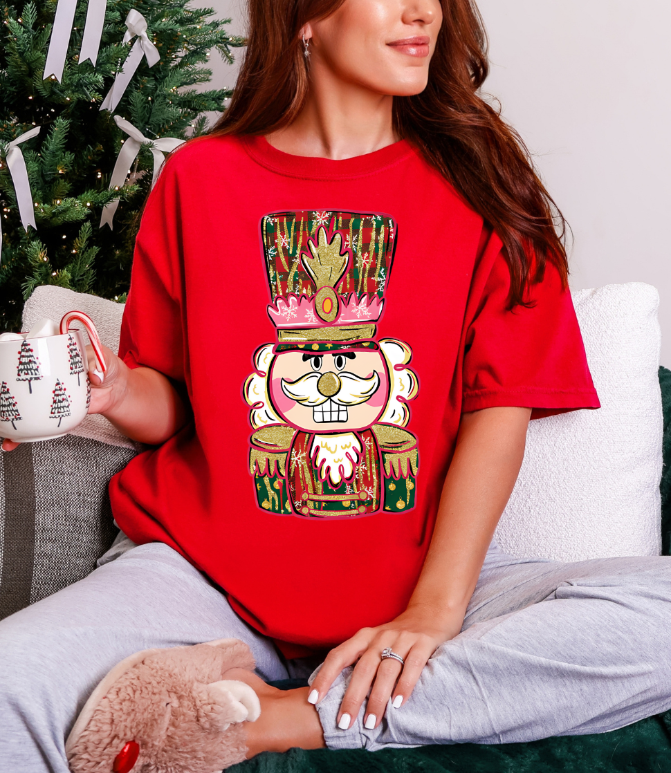 Holiday Nutcracker Graphic Tee and Sweatshirt-Womens-Ave Shops-Market Street Nest, Fashionable Clothing, Shoes and Home Décor Located in Mabank, TX