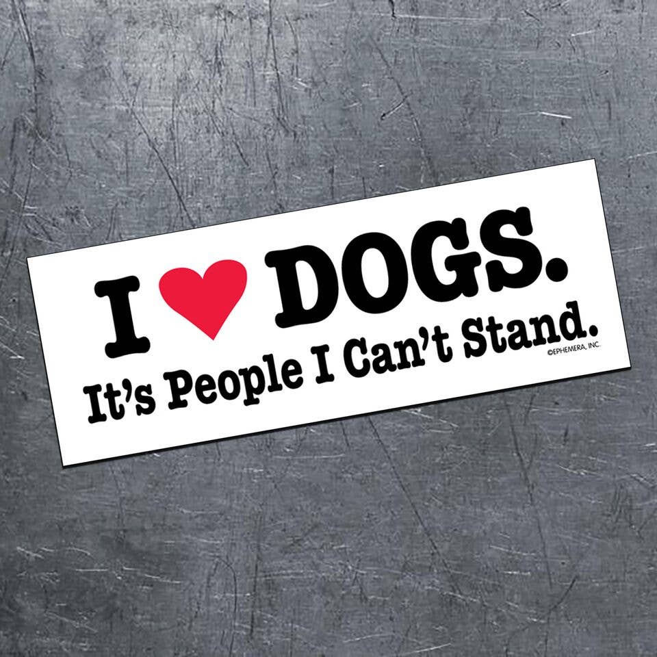 I Heart Dogs Car Magnet-High Cotton Gifts-Market Street Nest, Fashionable Clothing, Shoes and Home Décor Located in Mabank, TX
