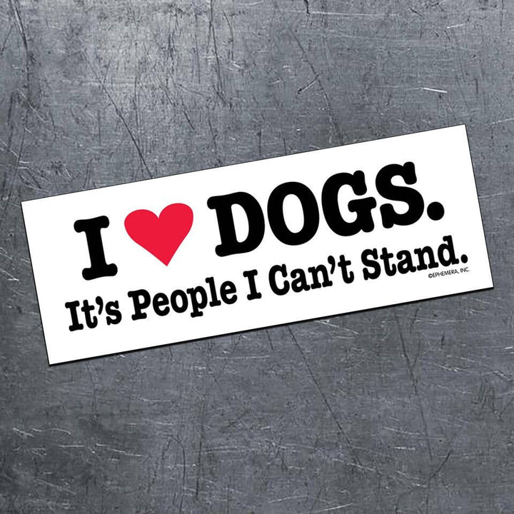 I Heart Dogs Car Magnet-High Cotton Gifts-Market Street Nest, Fashionable Clothing, Shoes and Home Décor Located in Mabank, TX