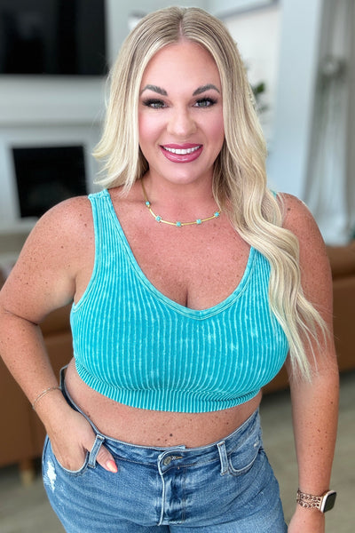 When and Where Reversible Ribbed Cropped Tank in Light Teal-Athleisure-Ave Shops-Market Street Nest, Fashionable Clothing, Shoes and Home Décor Located in Mabank, TX