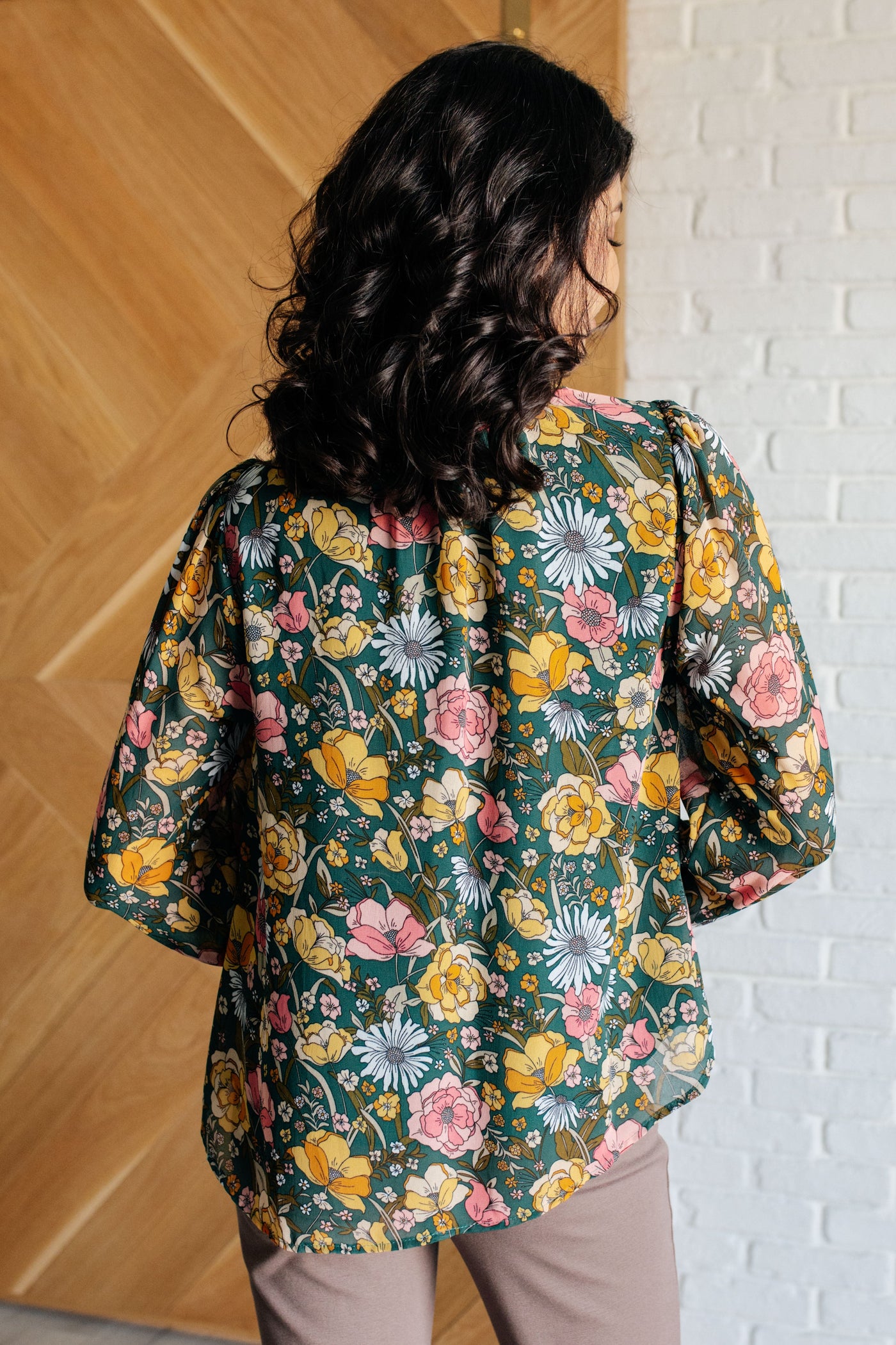 Ideal Ideas Floral Blouse-Blouses-Ave Shops-Market Street Nest, Fashionable Clothing, Shoes and Home Décor Located in Mabank, TX