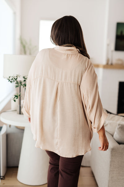 In Your Thoughts Oversized Dolman Sleeve Top in Champagne-Tops-Ave Shops-Market Street Nest, Fashionable Clothing, Shoes and Home Décor Located in Mabank, TX