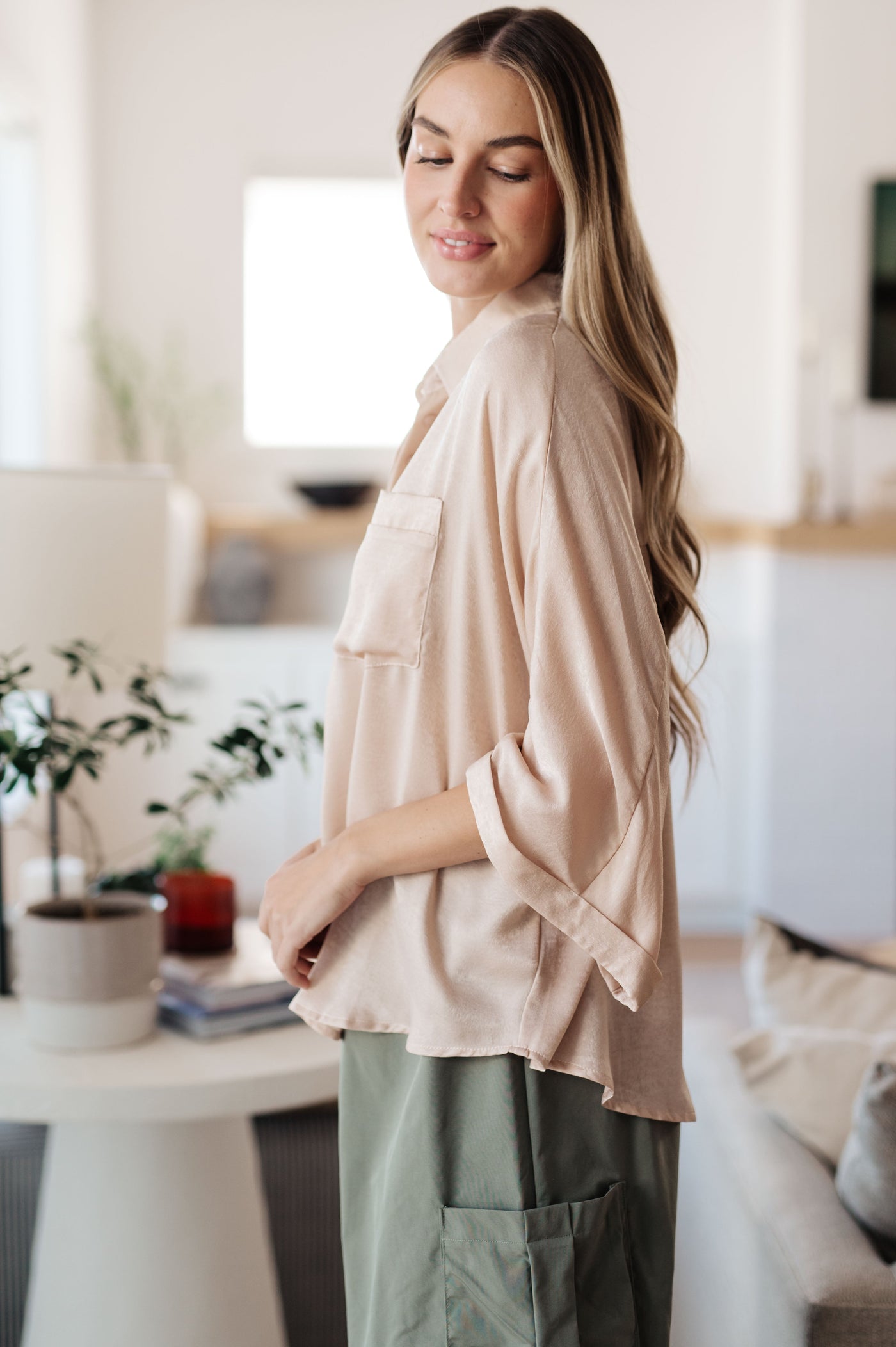 In Your Thoughts Oversized Dolman Sleeve Top in Champagne-Tops-Ave Shops-Market Street Nest, Fashionable Clothing, Shoes and Home Décor Located in Mabank, TX