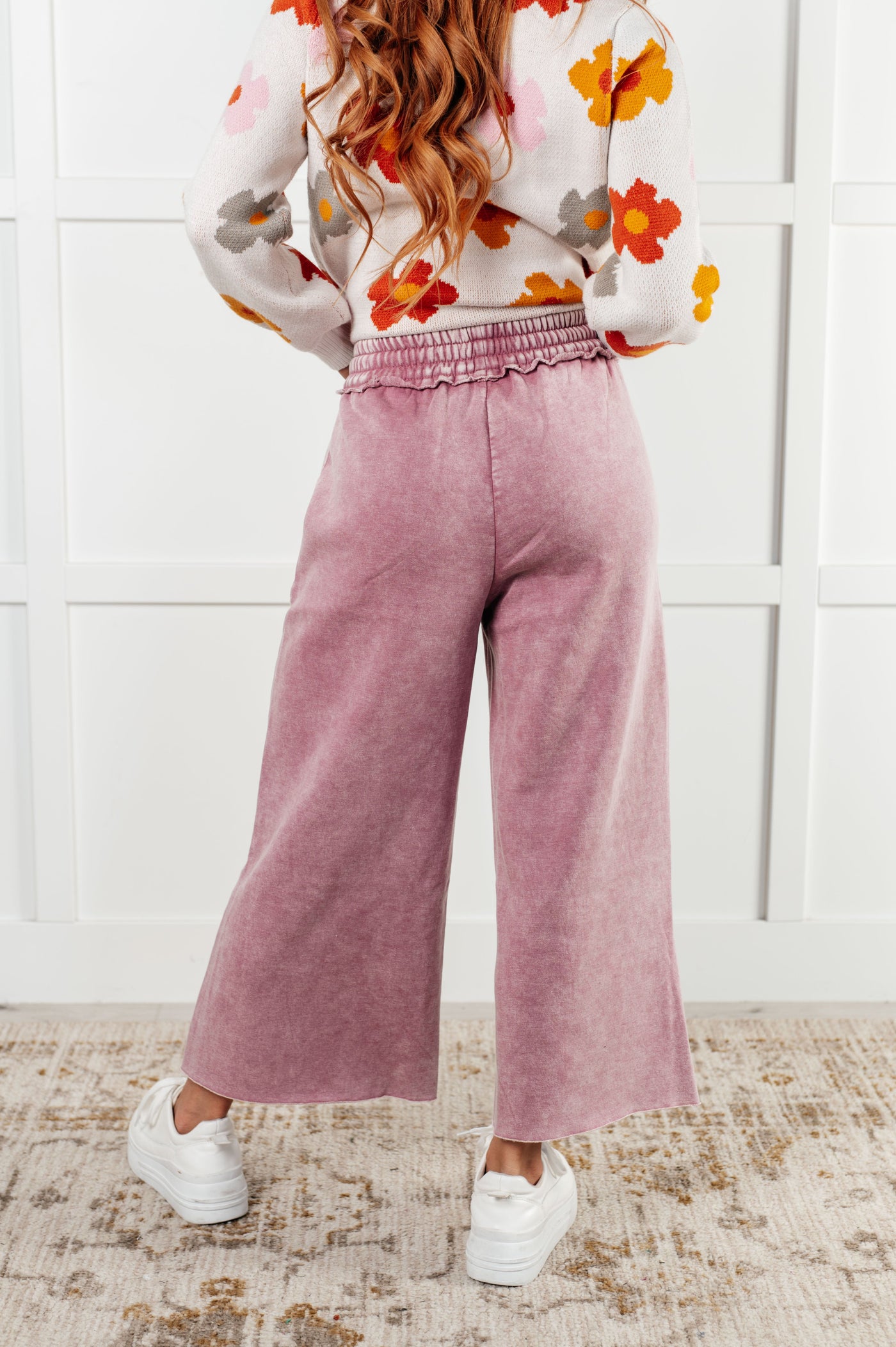 In or Out Wide Leg Cropped Pants in Light Rose-Athleisure-Ave Shops-Market Street Nest, Fashionable Clothing, Shoes and Home Décor Located in Mabank, TX