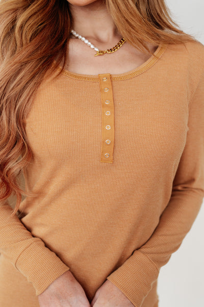 It's Been So Long Henley in Golden Sand-Tops-Ave Shops-Market Street Nest, Fashionable Clothing, Shoes and Home Décor Located in Mabank, TX