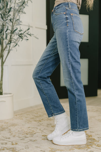 Izzie High Waist Straight Fit-Womens-Ave Shops-Market Street Nest, Fashionable Clothing, Shoes and Home Décor Located in Mabank, TX
