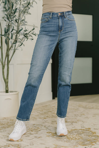 Izzie High Waist Straight Fit-Womens-Ave Shops-Market Street Nest, Fashionable Clothing, Shoes and Home Décor Located in Mabank, TX