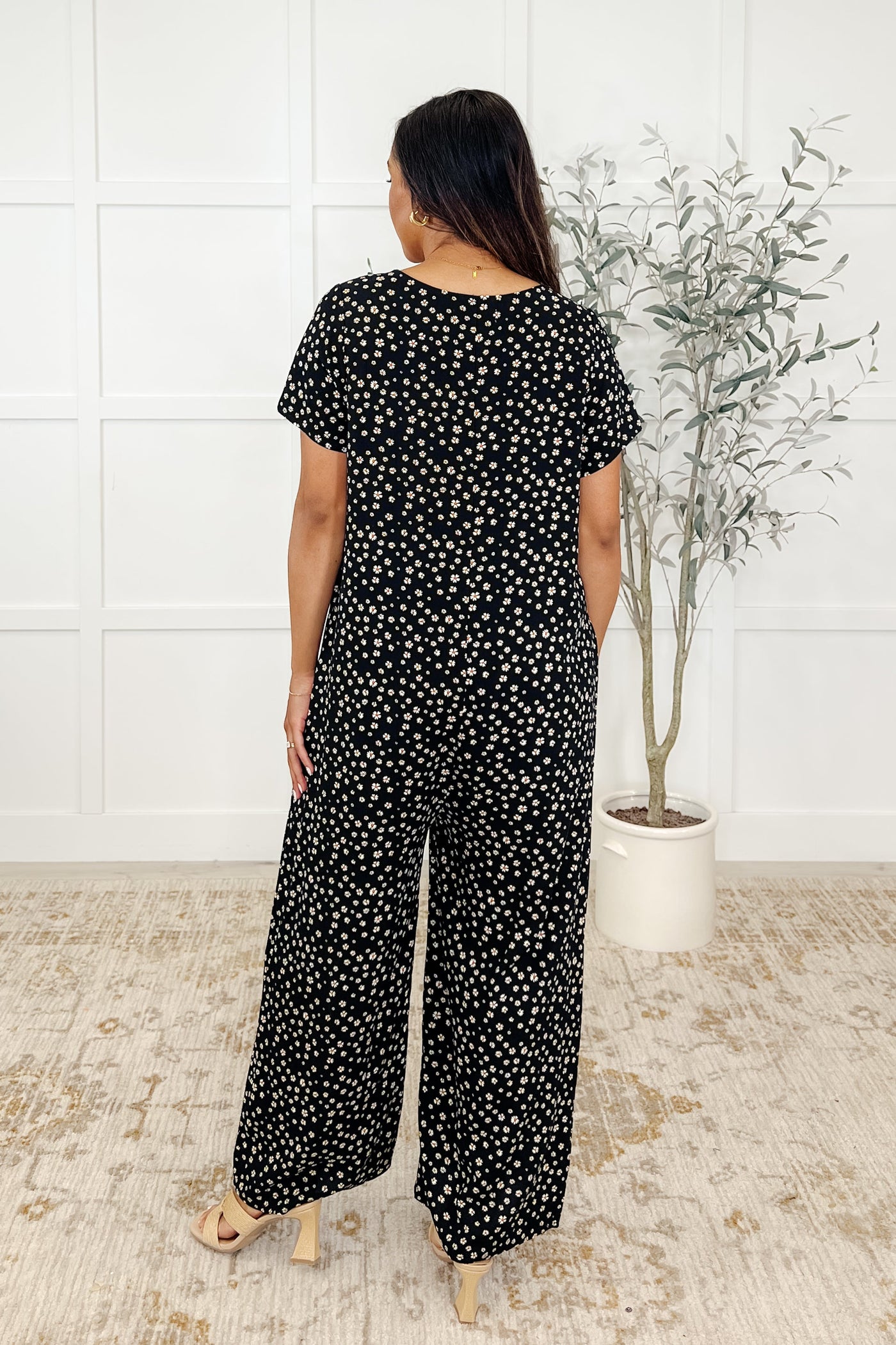 Jasmine Jumpsuit Blossoms-Womens-Ave Shops-Market Street Nest, Fashionable Clothing, Shoes and Home Décor Located in Mabank, TX