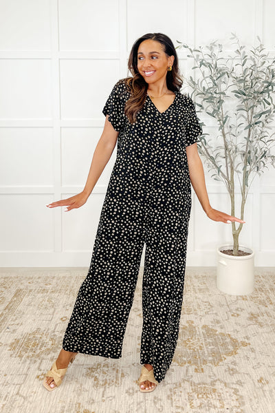 Jasmine Jumpsuit Blossoms-Womens-Ave Shops-Market Street Nest, Fashionable Clothing, Shoes and Home Décor Located in Mabank, TX