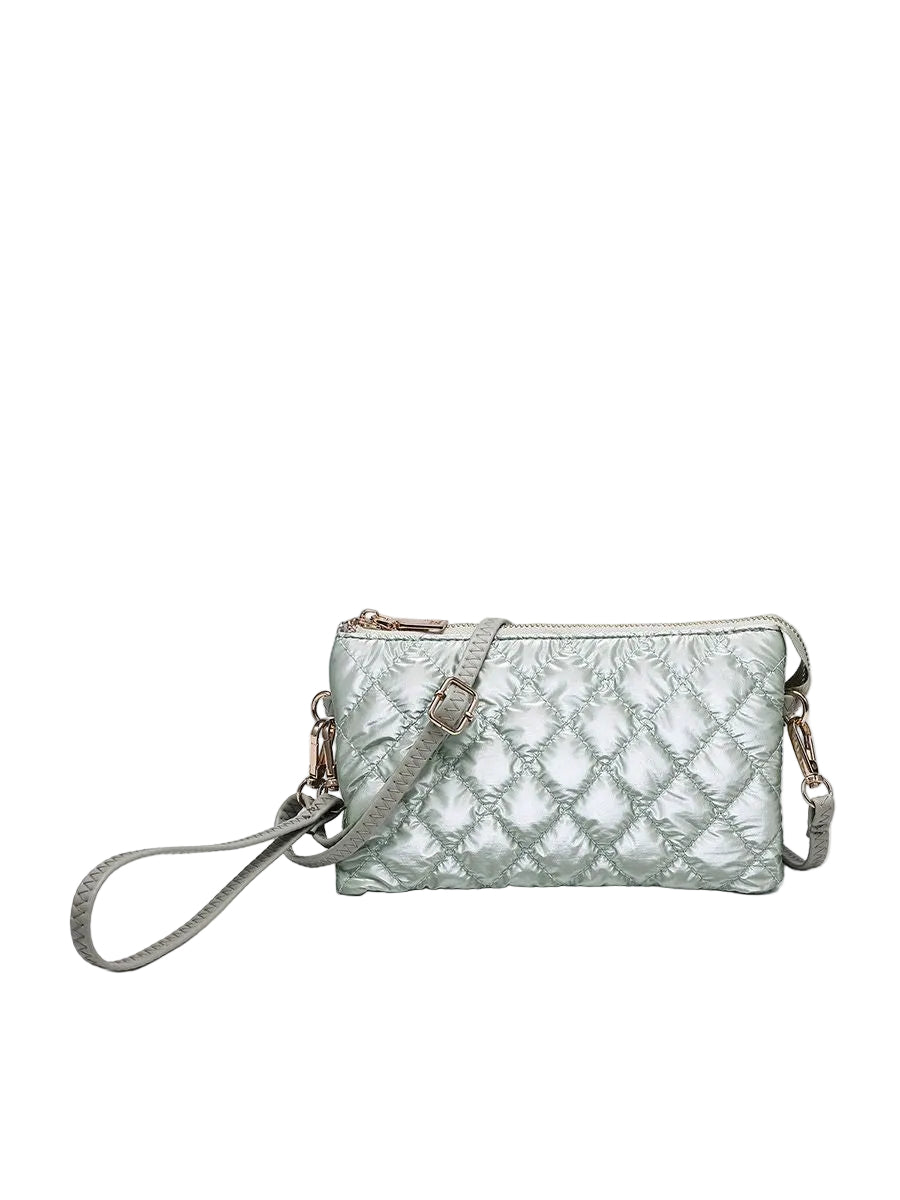 Jen &amp; Co Riley Nylon - Lt Sage-07-Handbags-JEN &amp; CO-Market Street Nest, Fashionable Clothing, Shoes and Home Décor Located in Mabank, TX