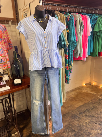 Katerina Top-Tops-Meet Me In Santorini-Market Street Nest, Fashionable Clothing, Shoes and Home Décor Located in Mabank, TX