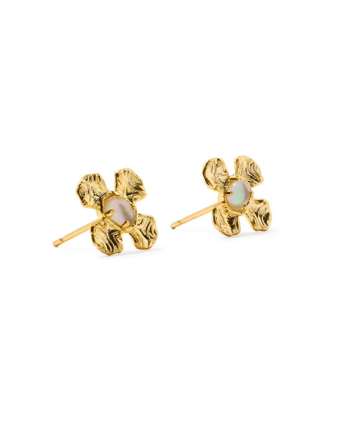 Kendara Scott Leanne Stud Earrings Gold Natural Mother of Pearl-01-Jewelry-Kendra Scott-Market Street Nest, Fashionable Clothing, Shoes and Home Décor Located in Mabank, TX