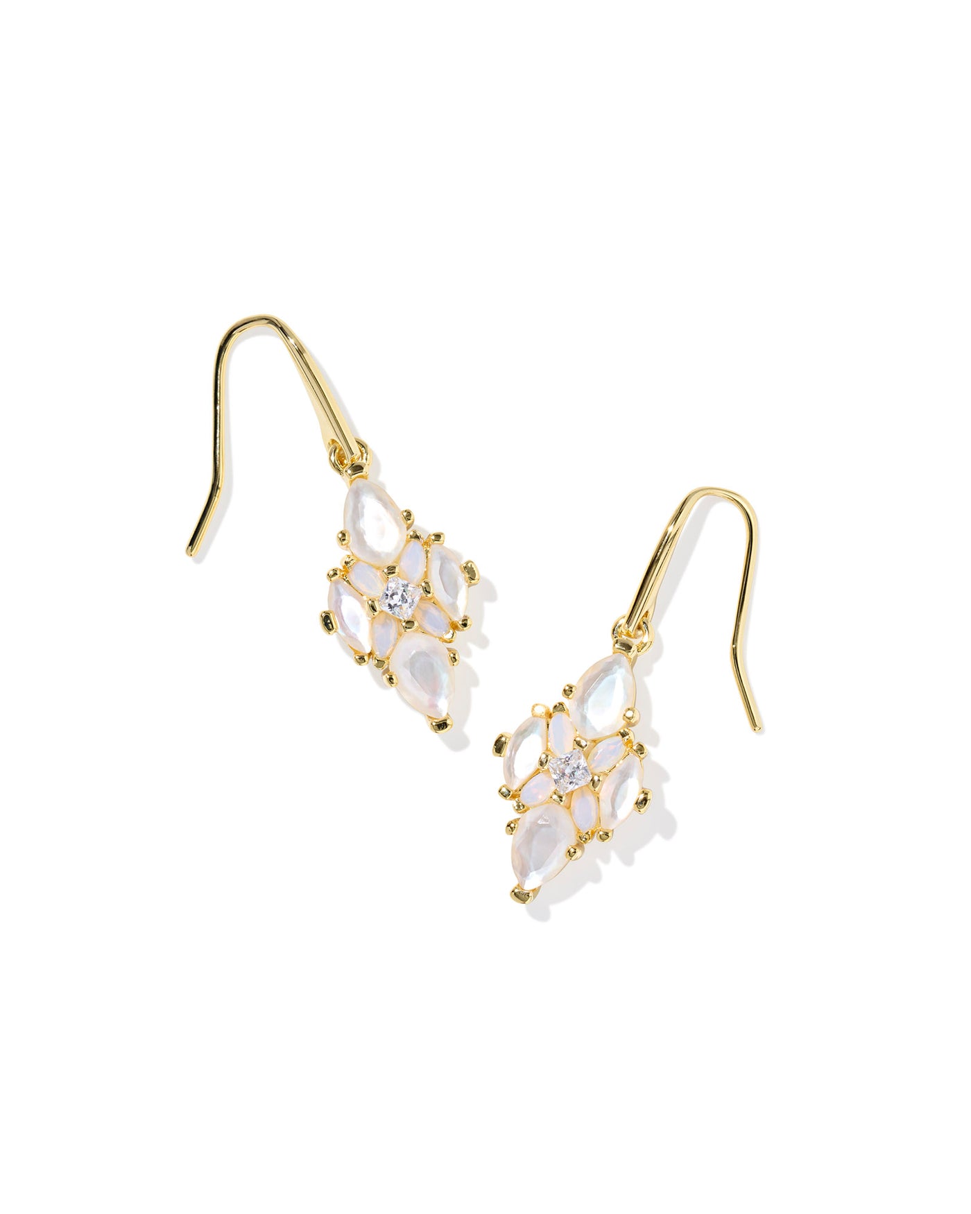 Kendra Scott Abbie Crystal Drop Earrings in Gold Neutral Mix-Earrings-Kendra Scott-Market Street Nest, Fashionable Clothing, Shoes and Home Décor Located in Mabank, TX