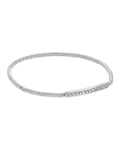 Kendra Scott Addison Stretch Bracelet - Silver-Bracelets-Kendra Scott-Market Street Nest, Fashionable Clothing, Shoes and Home Décor Located in Mabank, TX