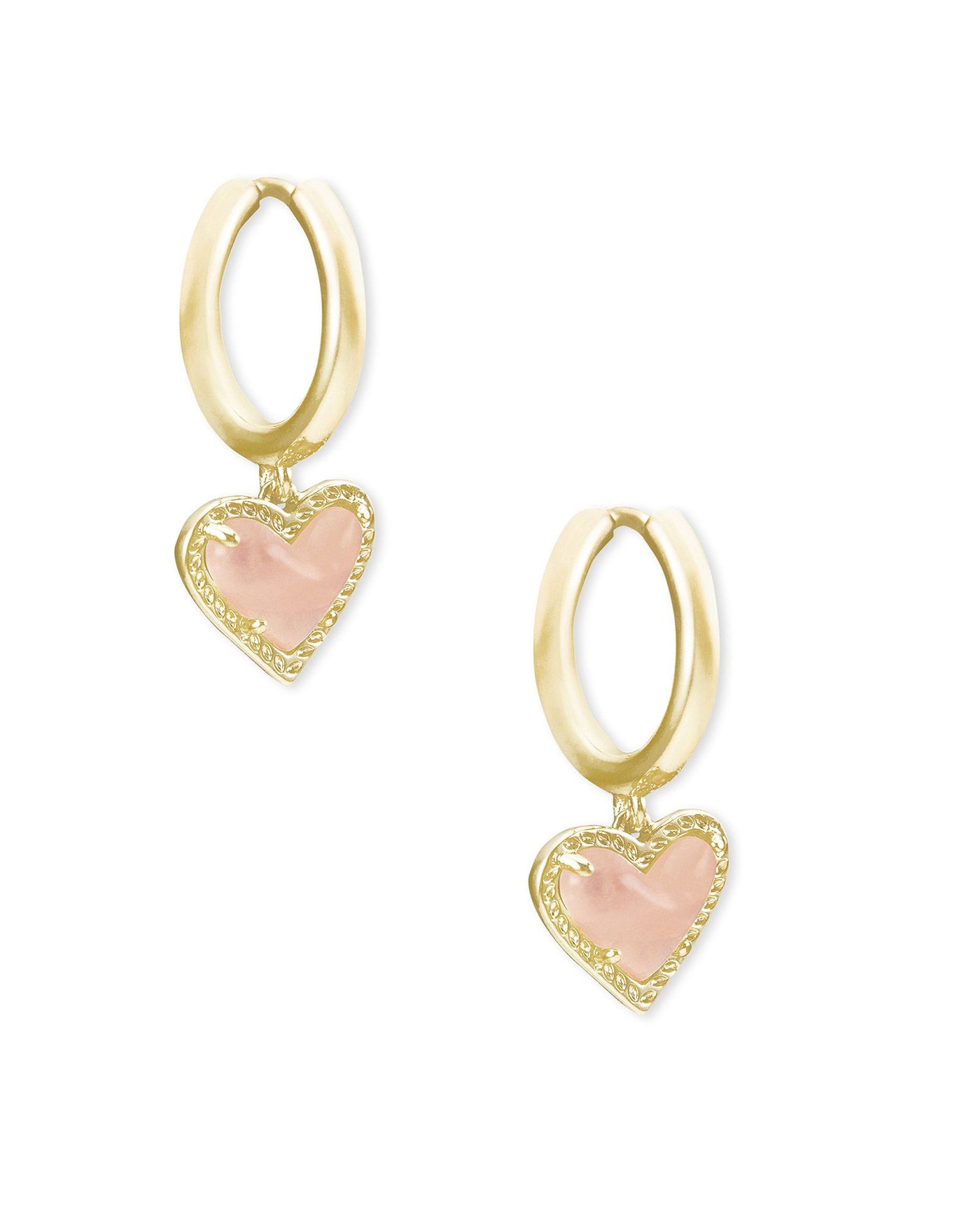 Kendra Scott Ari Heart Huggie Earrings-Earrings-Kendra Scott-Market Street Nest, Fashionable Clothing, Shoes and Home Décor Located in Mabank, TX