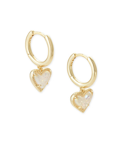 Kendra Scott Ari Heart Huggie Earrings-Earrings-Kendra Scott-Market Street Nest, Fashionable Clothing, Shoes and Home Décor Located in Mabank, TX