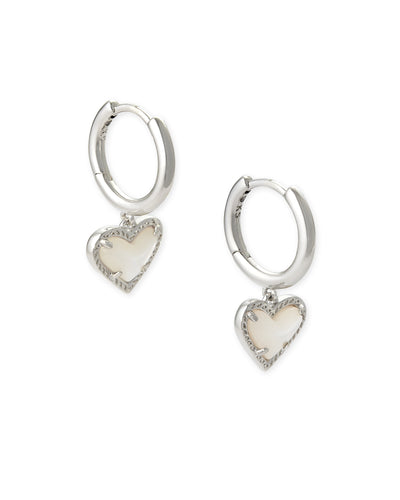 Kendra Scott Ari Heart Huggie Earrings-Earrings-Kendra Scott-Market Street Nest, Fashionable Clothing, Shoes and Home Décor Located in Mabank, TX