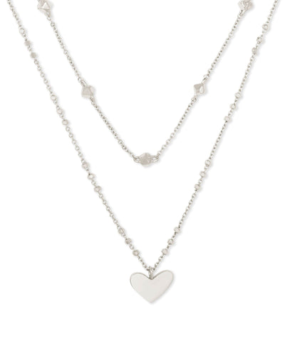 Kendra Scott Ari Heart Multi Strand Necklace-Necklaces-Kendra Scott-Market Street Nest, Fashionable Clothing, Shoes and Home Décor Located in Mabank, TX