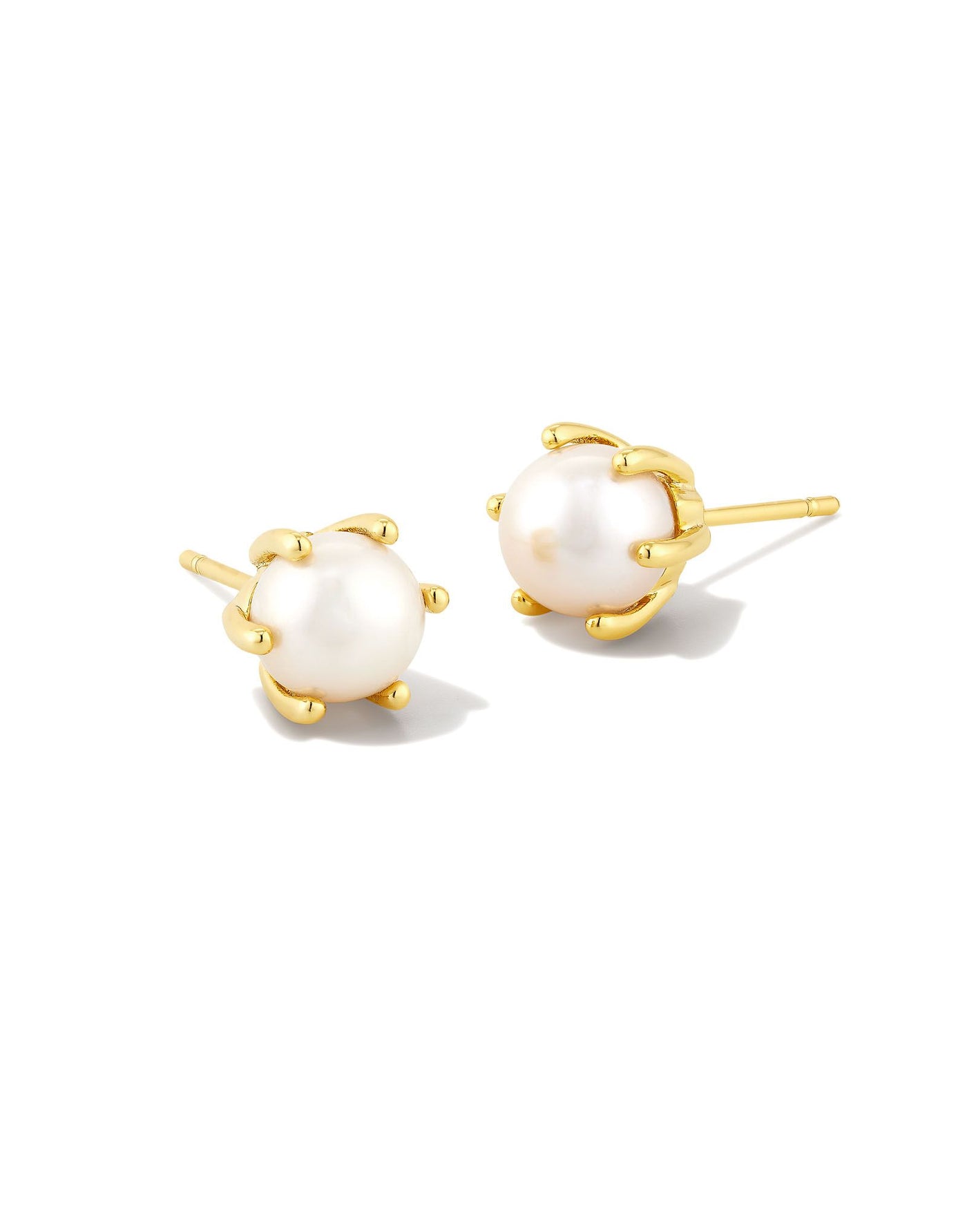 Kendra Scott Ashton Pearl Stud Earrings Gold White Pearl-Earrings-Kendra Scott-Market Street Nest, Fashionable Clothing, Shoes and Home Décor Located in Mabank, TX