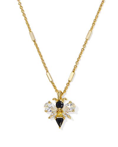 Kendra Scott Bee Short Pendant Necklace Black - Yellow Mix-Necklaces-Kendra Scott-Market Street Nest, Fashionable Clothing, Shoes and Home Décor Located in Mabank, TX