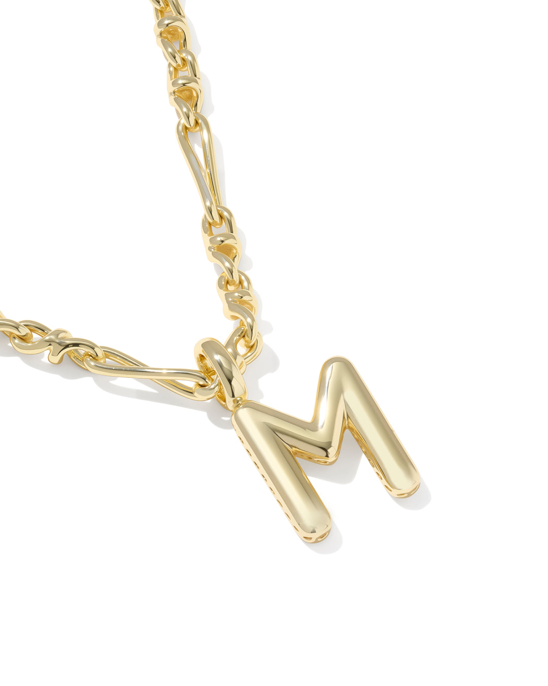 Kendra Scott Bubble Letter Pendant Necklace in Gold-01-Jewelry-Kendra Scott-Market Street Nest, Fashionable Clothing, Shoes and Home Décor Located in Mabank, TX