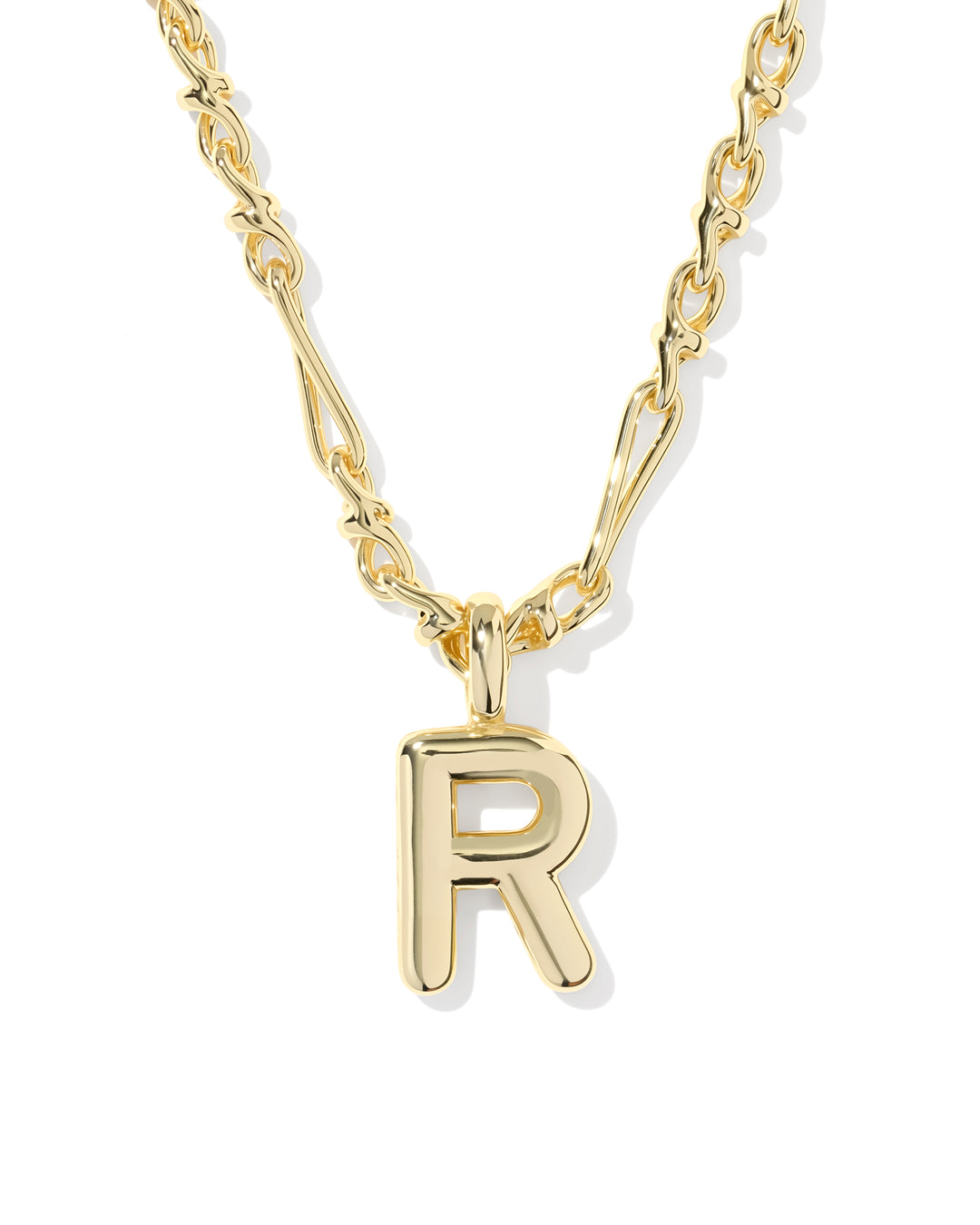Kendra Scott Bubble Letter Pendant Necklace in Gold-01-Jewelry-Kendra Scott-Market Street Nest, Fashionable Clothing, Shoes and Home Décor Located in Mabank, TX