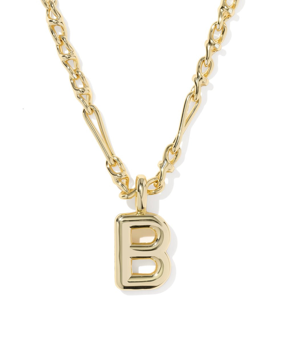 Kendra Scott Bubble Letter Pendant Necklace in Gold-01-Jewelry-Kendra Scott-Market Street Nest, Fashionable Clothing, Shoes and Home Décor Located in Mabank, TX