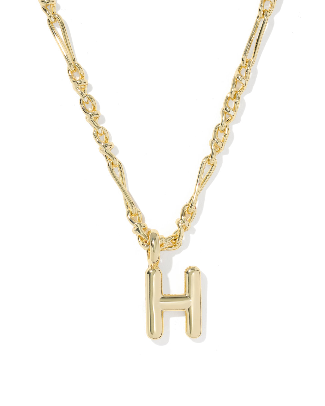 Kendra Scott Bubble Letter Pendant Necklace in Gold-01-Jewelry-Kendra Scott-Market Street Nest, Fashionable Clothing, Shoes and Home Décor Located in Mabank, TX