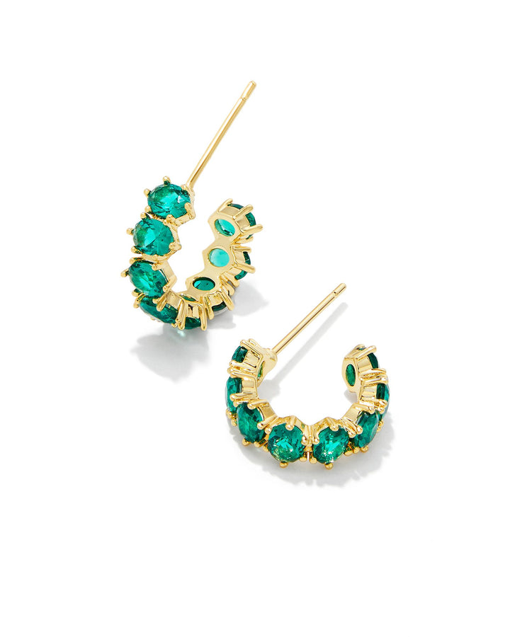 Kendra Scott Cailin Crystal Huggie Hoop Earrings-Earrings-Kendra Scott-Market Street Nest, Fashionable Clothing, Shoes and Home Décor Located in Mabank, TX