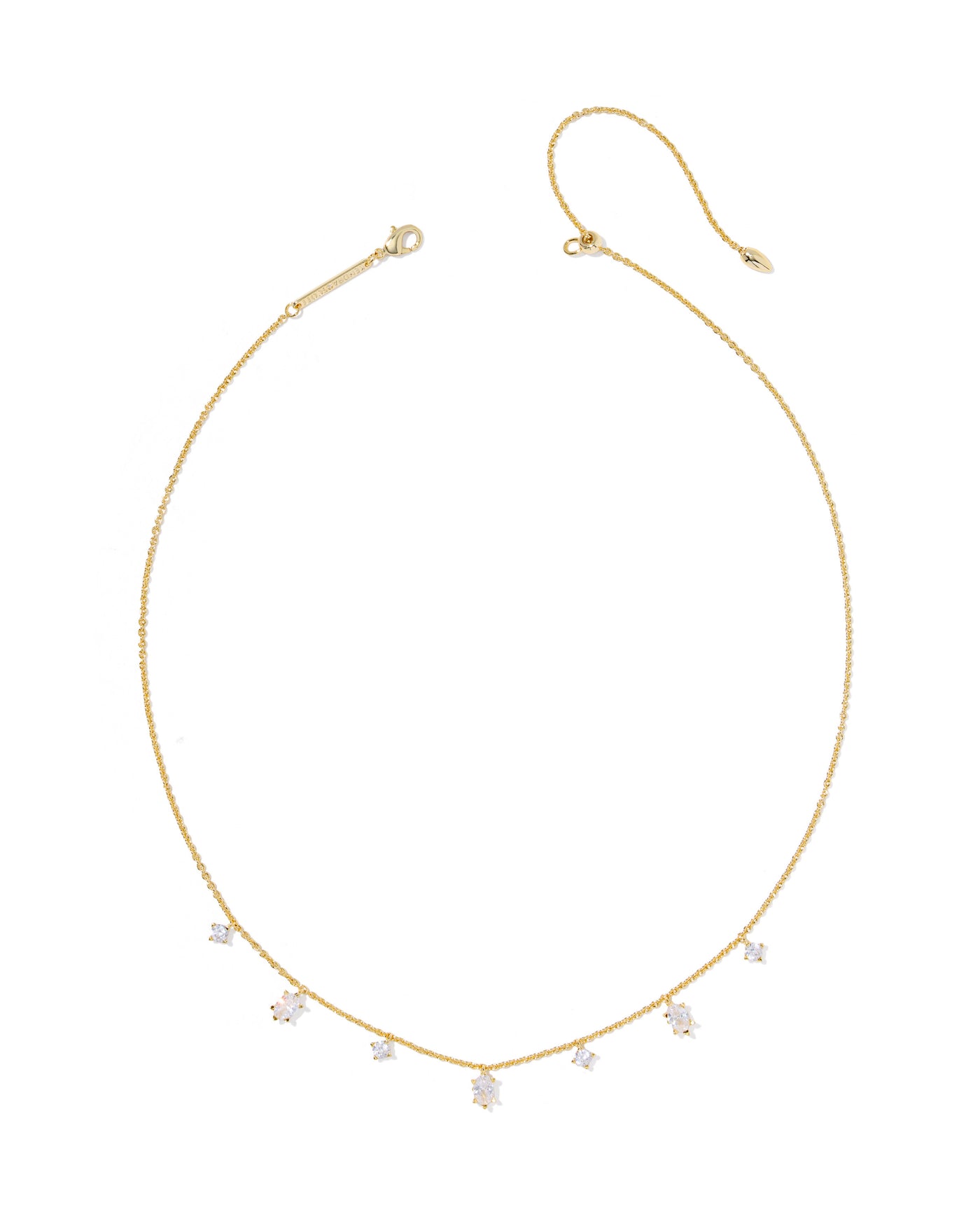 Kendra Scott Cailin Gold Delicate Strand Necklace-Necklaces-Kendra Scott-Market Street Nest, Fashionable Clothing, Shoes and Home Décor Located in Mabank, TX