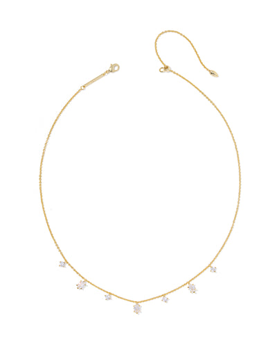 Kendra Scott Cailin Gold Delicate Strand Necklace-Necklaces-Kendra Scott-Market Street Nest, Fashionable Clothing, Shoes and Home Décor Located in Mabank, TX
