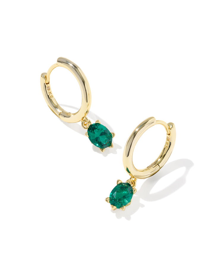 Kendra Scott Cailin Single Stone Huggie Earrings-01-Jewelry-Kendra Scott-Market Street Nest, Fashionable Clothing, Shoes and Home Décor Located in Mabank, TX